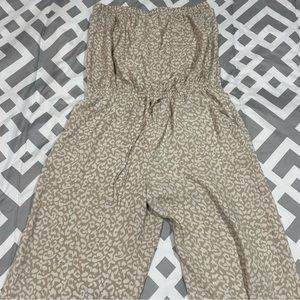Strapless jumpsuit
